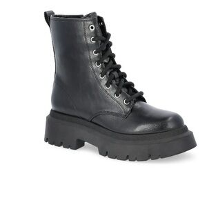 No Boundaries Black Combat Boots